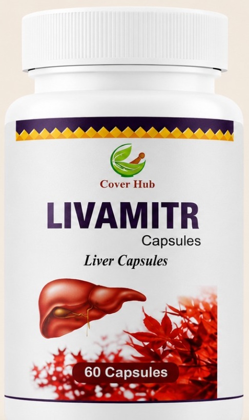 LIVAMITR Capsules — 60 capsules, Cover Hub, Ayurvedic proprietary liver medicine